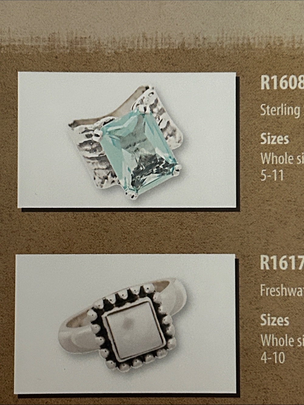 Silpada R1608 Sterling Silver & Aqua Glass Ring - Picture 3 of 3